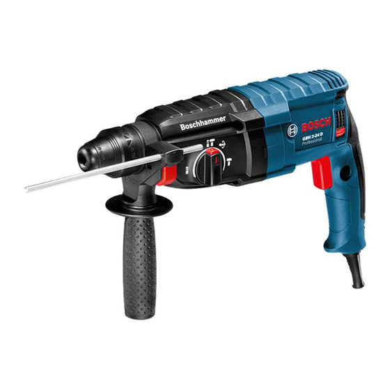 Bosch Professional GBH 2-24 D Manual Original