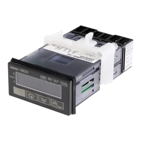 Omron h8gn Manual De Instrucciones