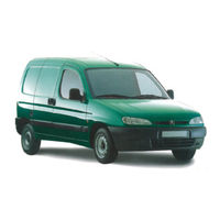 PEUGEOT Partner 2001 Manual Del Usuario