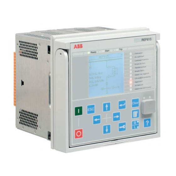 ABB Relion 615 Serie Manual De Instalación