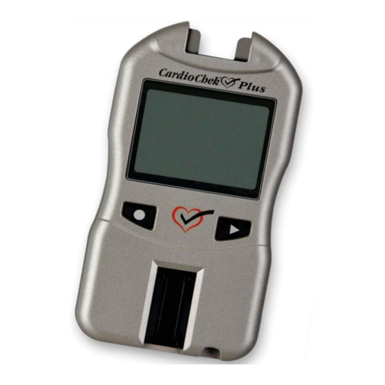 pts Diagnostics CardioChek Plus Guía De Usuario