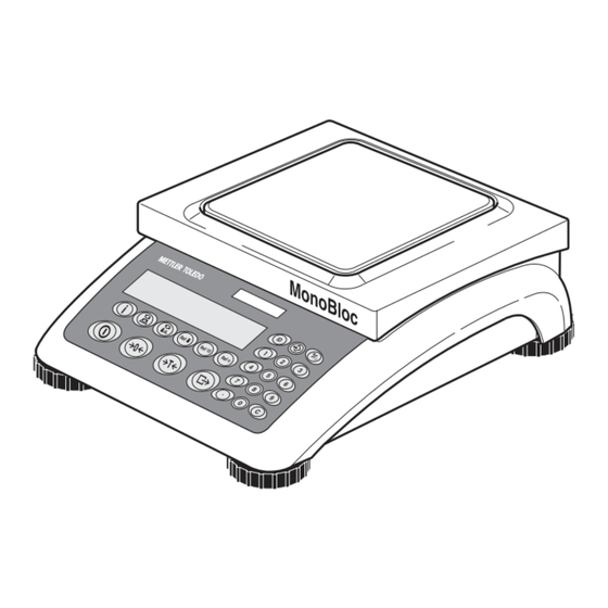 Mettler Toledo SQC16 Instrucciones De Manejo