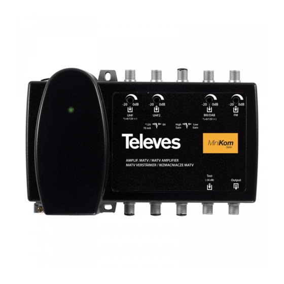 Televes MATV 4E/1S Manuales