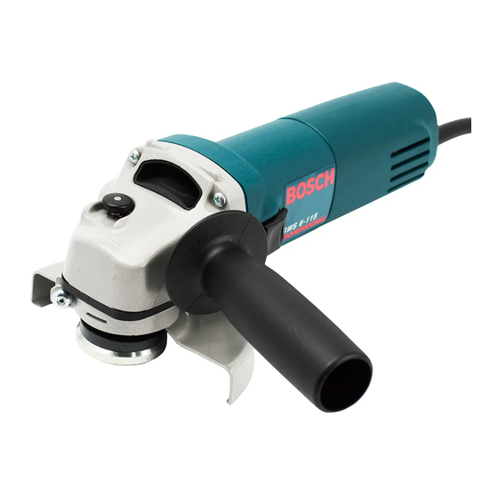 Bosch GWS 6-115 Manual De Instrucciones