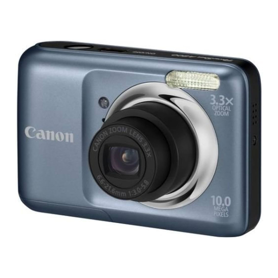 Canon PowerShot A800 Guia Del Usuario