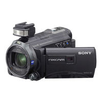 Sony NXCAM HXR-NX30P Manual De Instrucciones