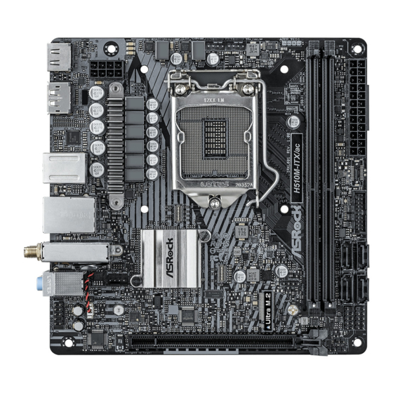 ASROCK H510M-ITX/ac Manuales