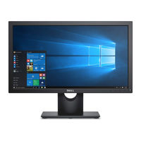 Dell E1916HV Guia Del Usuario