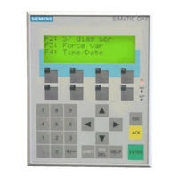 Siemens SIMATIC HMI OP7 Manual Del Equipo