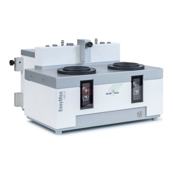 Mettler Toledo EasyMax 102 LT Manual De Usuario
