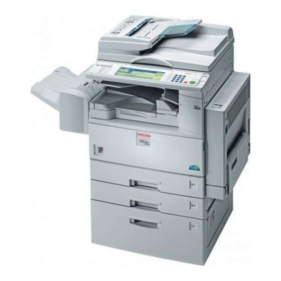 Ricoh Aficio 3025 Manual De Referencia