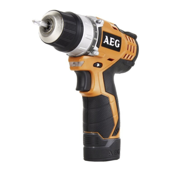 AEG BS 12C2 Manual Original