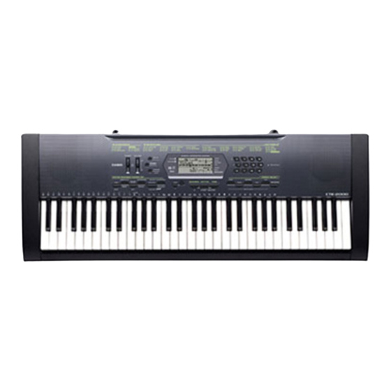 Casio CTK-2000 Guia Del Usuario