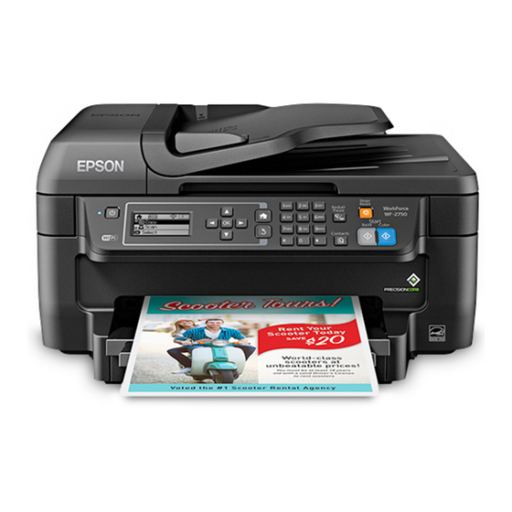 Epson WF-2750 Serie Manual De Usuario