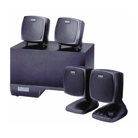 Altec Lansing ACS56 Manual Del Usuario