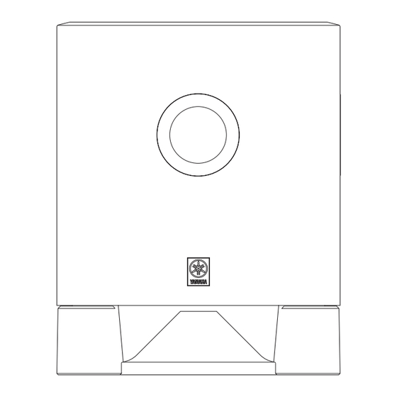 Yamaha YST-SW011 Manual De Instrucciones