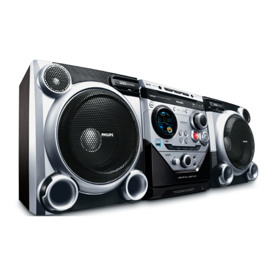 Philips FWM582 Manual Del Usuario