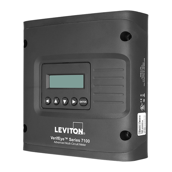 Leviton VerifEye 71D12 Manuales