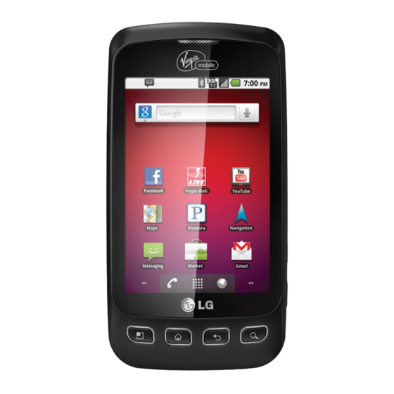 LG Optimus V Manuales