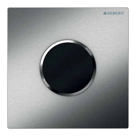 geberit HyTronic 116035SN1 Instrucciones De Mantenimiento