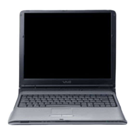 Sony Vaio VGN-A serie Guia Del Usuario