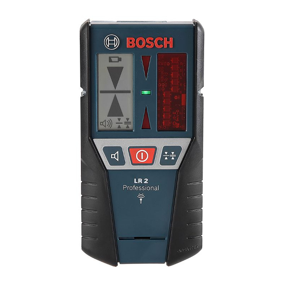 Bosch LR2 Instrucciones De Funcionamiento