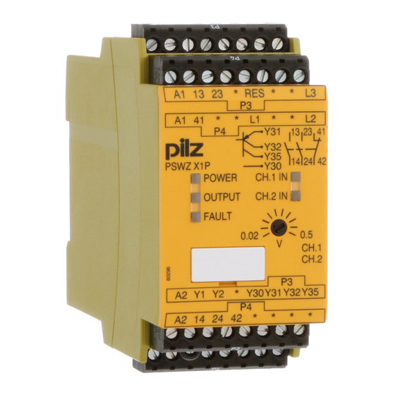 Pilz PSWZ X1P Instrucciones De Uso