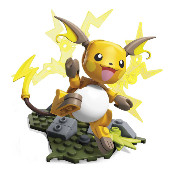 Mega Construx Pokemon Raichu Manual Del Usuario