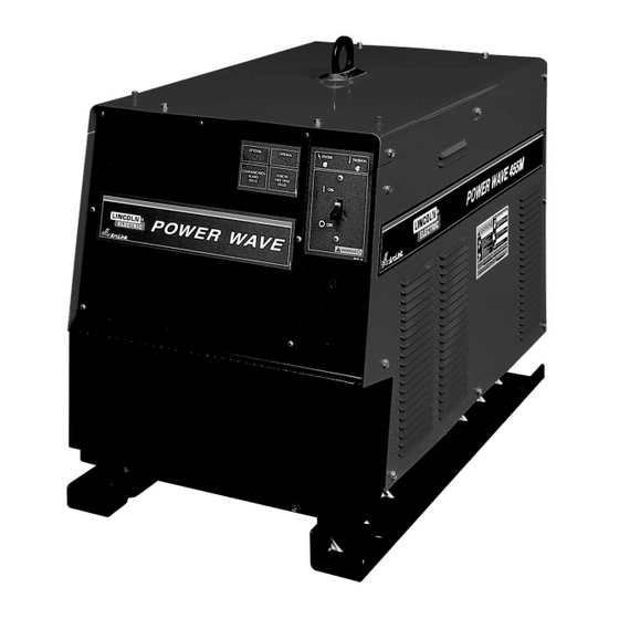 Lincoln Electric POWER WAVE 455M CE Manual De Instrucciones