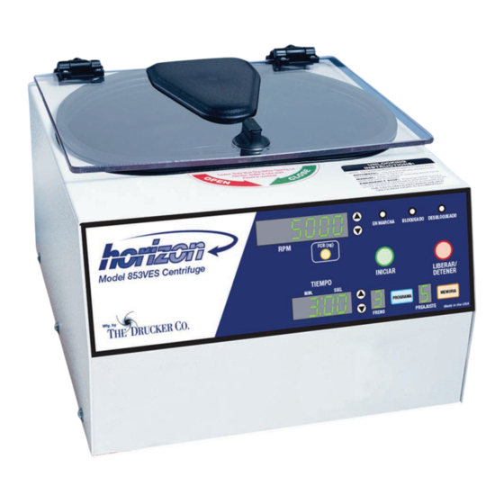 Drucker Diagnostics Horizon 853VES Manual Del Operador