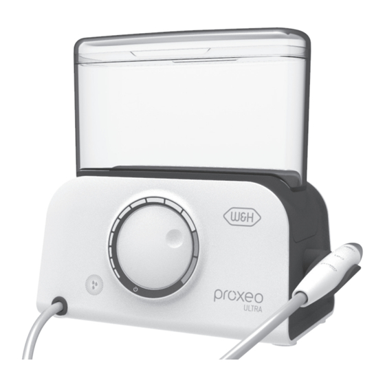 W&H PROXEO ULTRA PB-510 Manuales