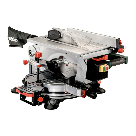 Metabo KGT 305 M Manual De Instrucciones