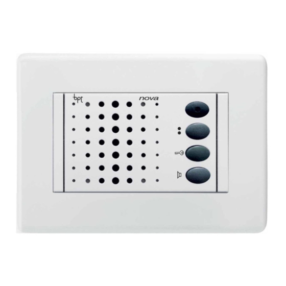 Bpt NC/220 Instrucciones Para La Instalación