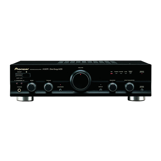 Pioneer A-307R Manual De Instrucciones