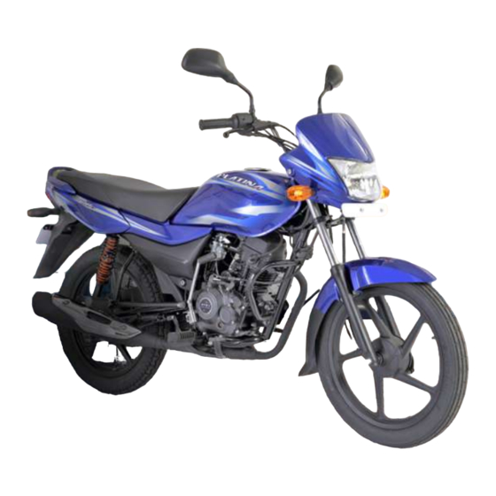 Bajaj PLATINA 100 Manual Del Usuario