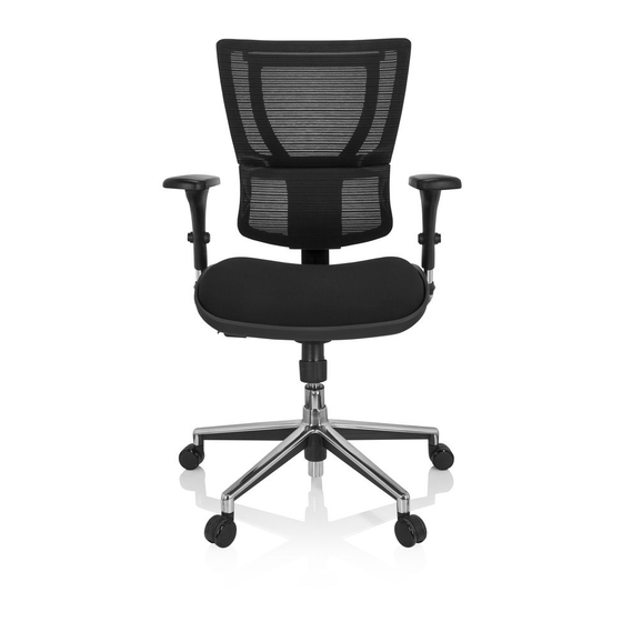 hjh OFFICE ERGOHUMAN SLIM ECO F 652429 Instrucciones De Montaje