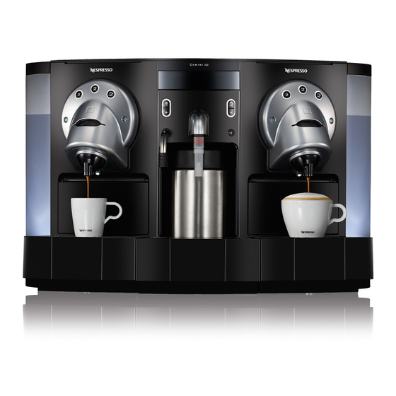 Nespresso Gemini 221 Manuales