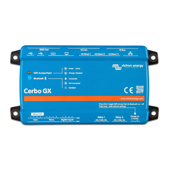 Victron energy Cerbo GX Manual