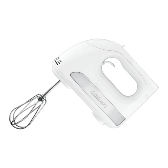 Cuisinart Power Advantage HM-90BCS Manual De Instrucciones Y Libro De Recetas