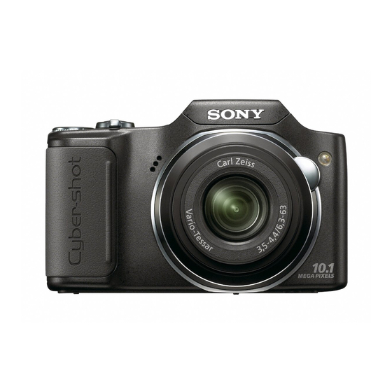 Sony Cyber-shot DSC-H20 Manual De Instrucciones