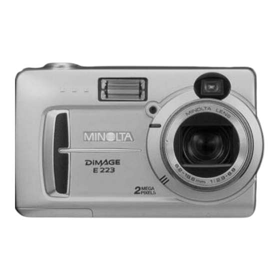Minolta DiMAGE E 223 Manual De Instrucciones