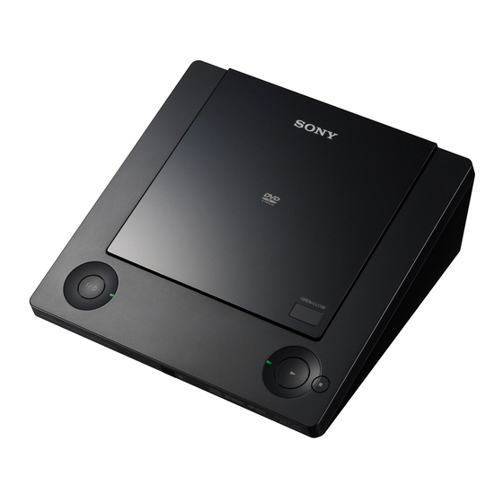 Sony DVP-PR30 Manuales