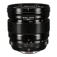 Fujifilm XF14mmF2.8 R Manual De Instrucciones