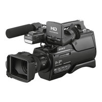 Sony HXR-MC2500 Manual De Instrucciones