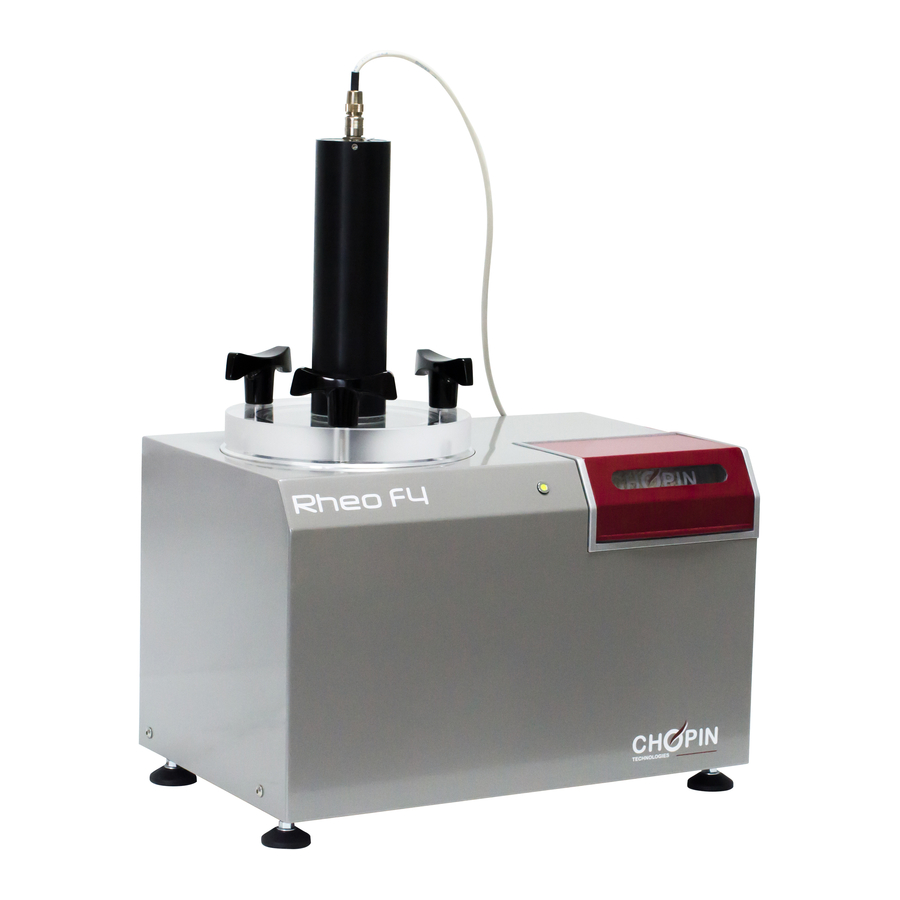 Chopin Rheo F4 Modo De Empleo