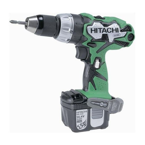 Hitachi Koki DS 14DL Manuales