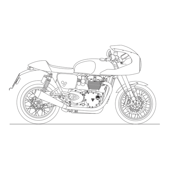 Triumph Thruxton TFC Manual Del Propietário