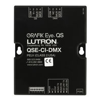 Lutron QSE-CI-DMX Instrucciones De Instalación Y  Operación