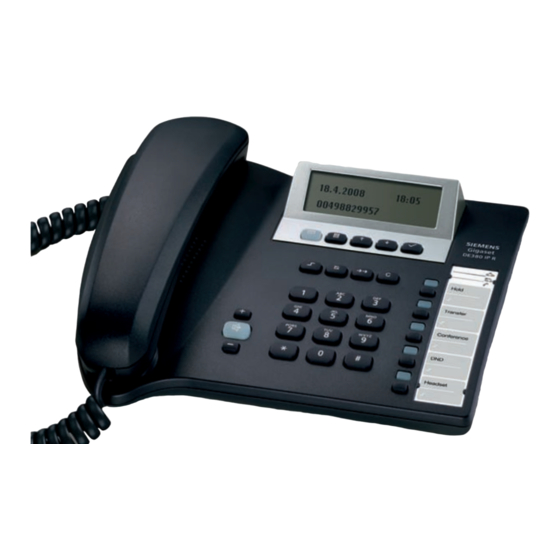 Siemens Gigaset DE380 IP R Manual Del Usuario