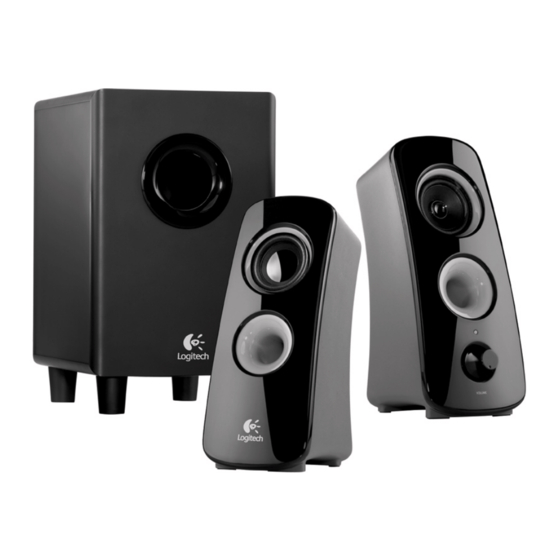 Logitech Z323 Manual De Instrucciones